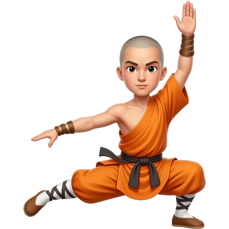 Shaolin kung fu, one leg lifted and held with one hand emoji