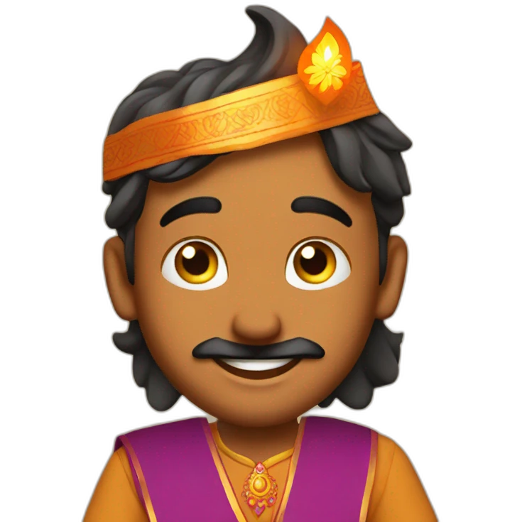 Happy diwali guy's emoji