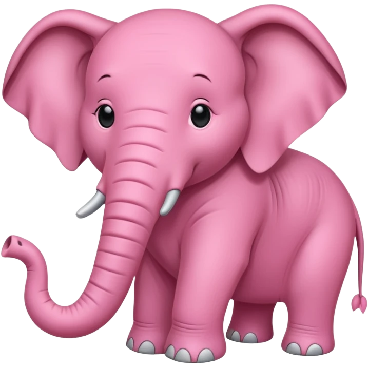 Pink elephant  emoji