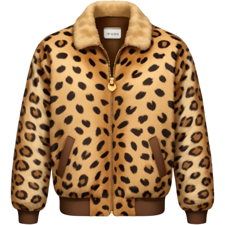 leopard print jacket emoji