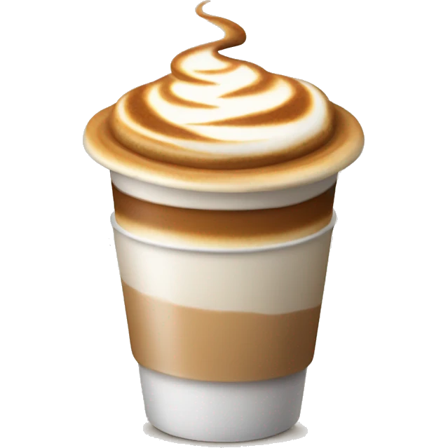 Cappuccino to go emoji