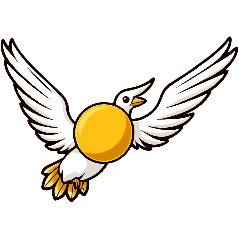 golden snitch with wings emoji