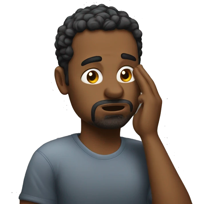 feeling down from low stock trade emoji