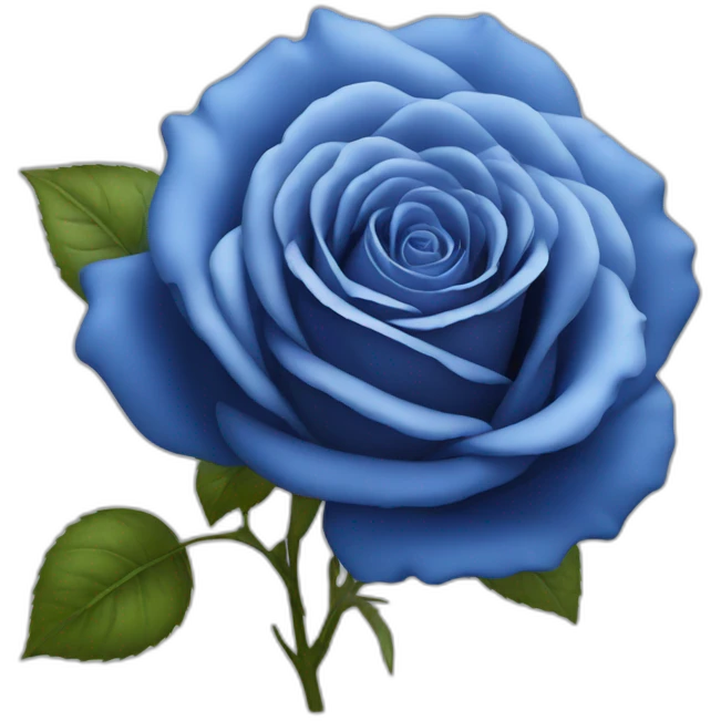 Rose blue emoji