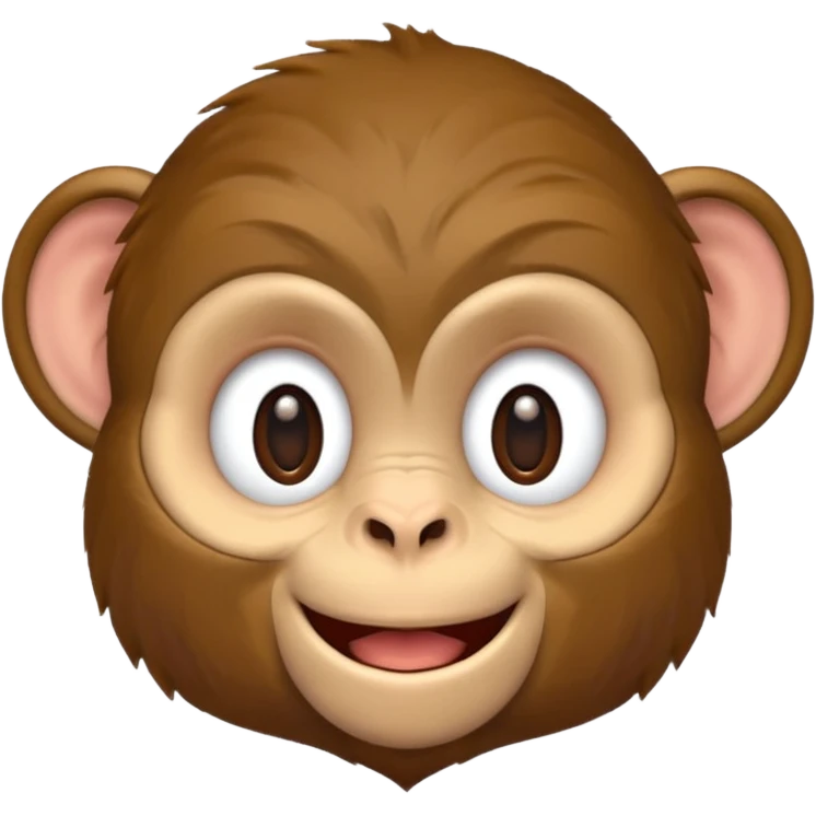 monkey being silly emoji