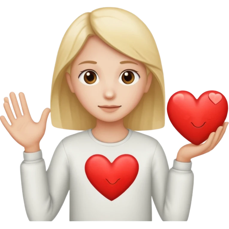 FLOORK DANDO UN CORAZÓN Y DICIENDO DURMETE O TE CONQUISTO emoji