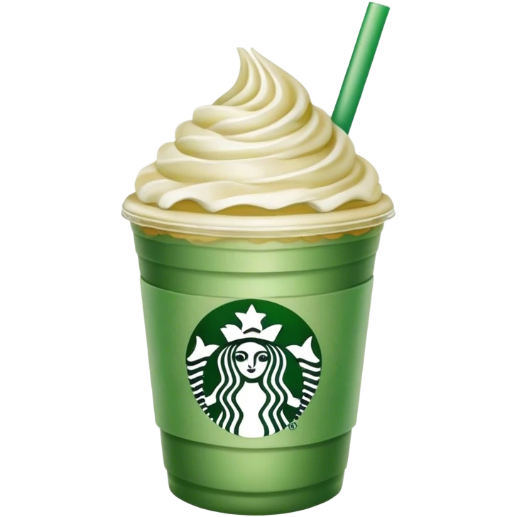 Starbucks green Frappuccino emoji