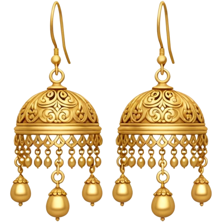 Jhumka earings emoji emoji