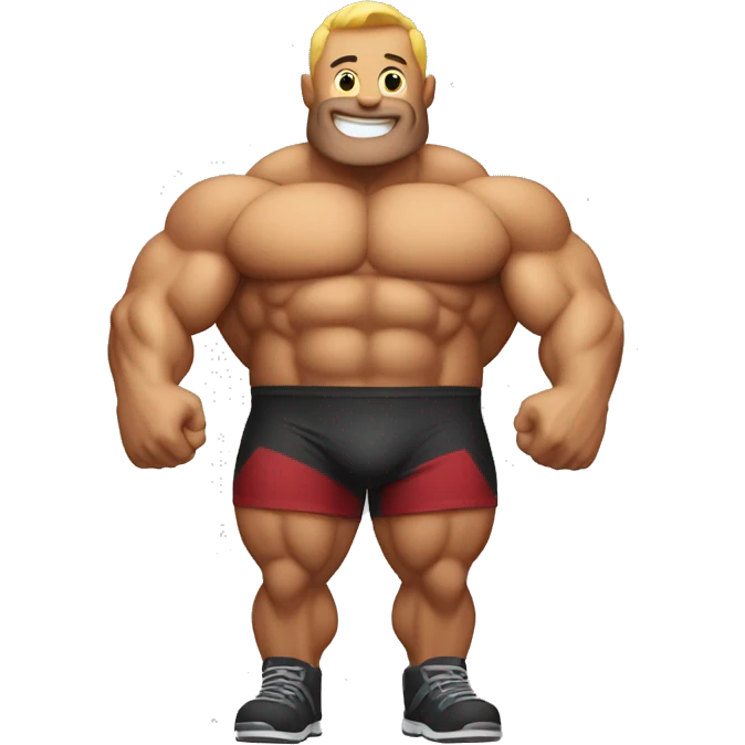 Bodybuilder barbecue  emoji