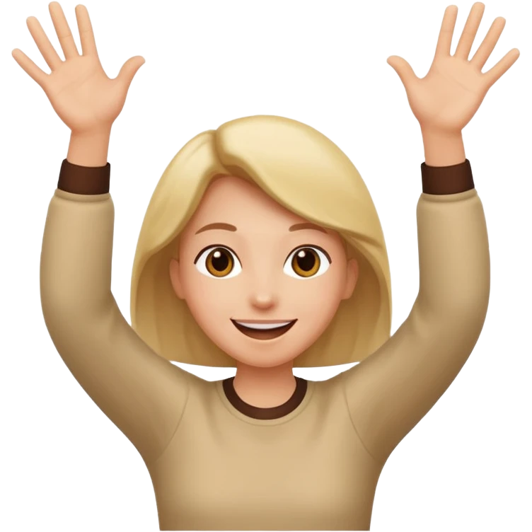 😝 with hands gliding through  emoji