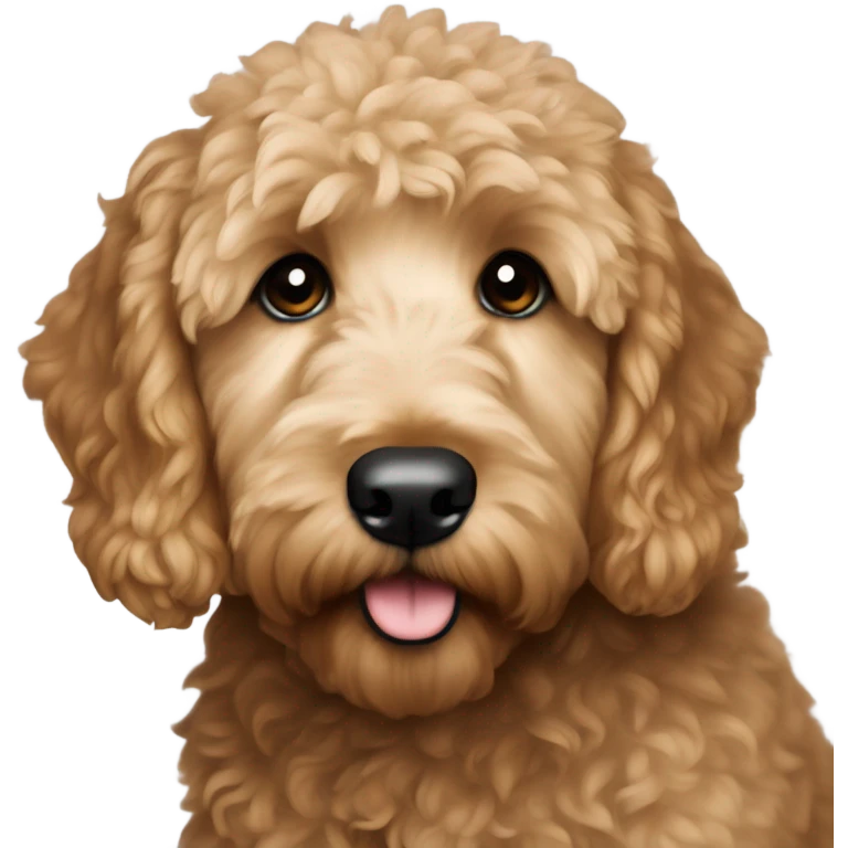 Mini Goldendoodle named River emoji