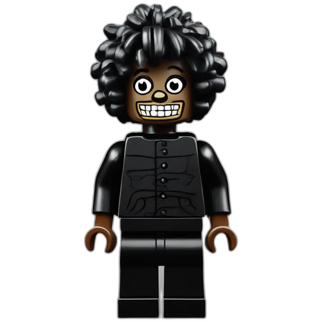 Lego gollywog minifigure emoji