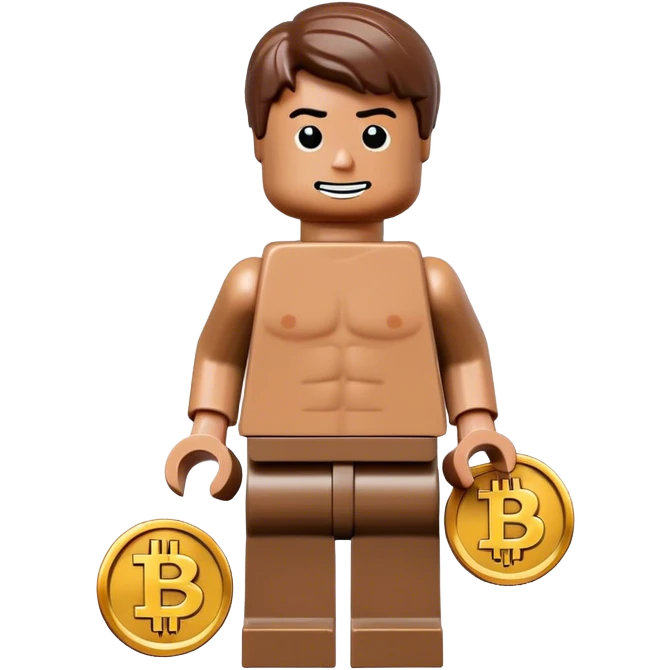 lego homme bitcoin emoji