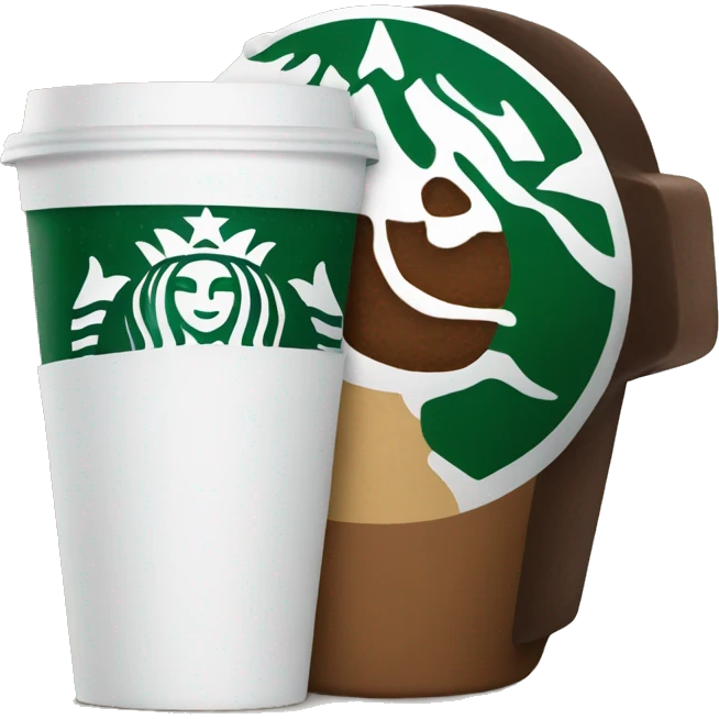 Starbucks coffee emoji