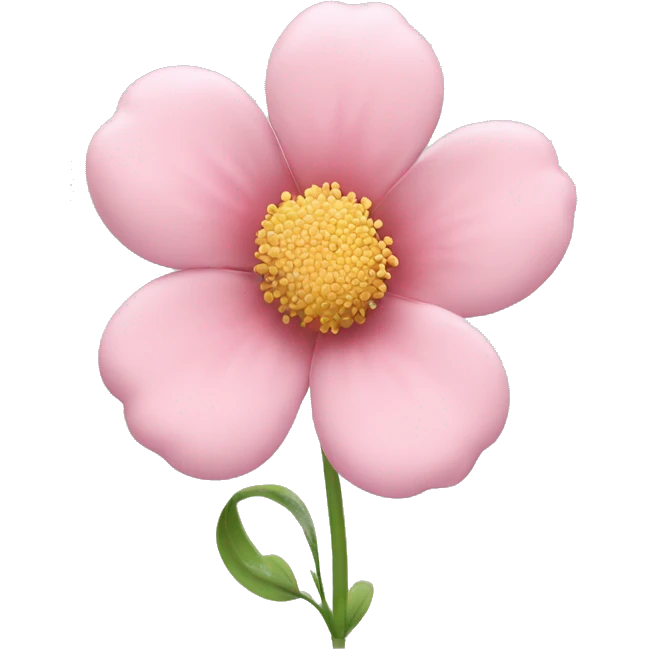 pastel pink flower emoji