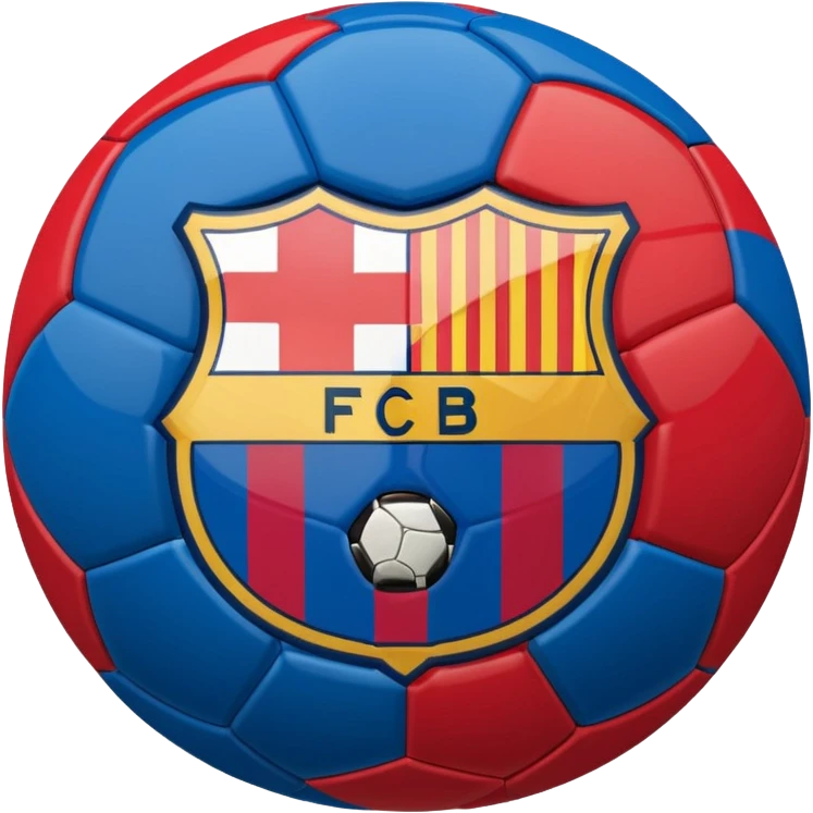 Barcelona football club logo  emoji