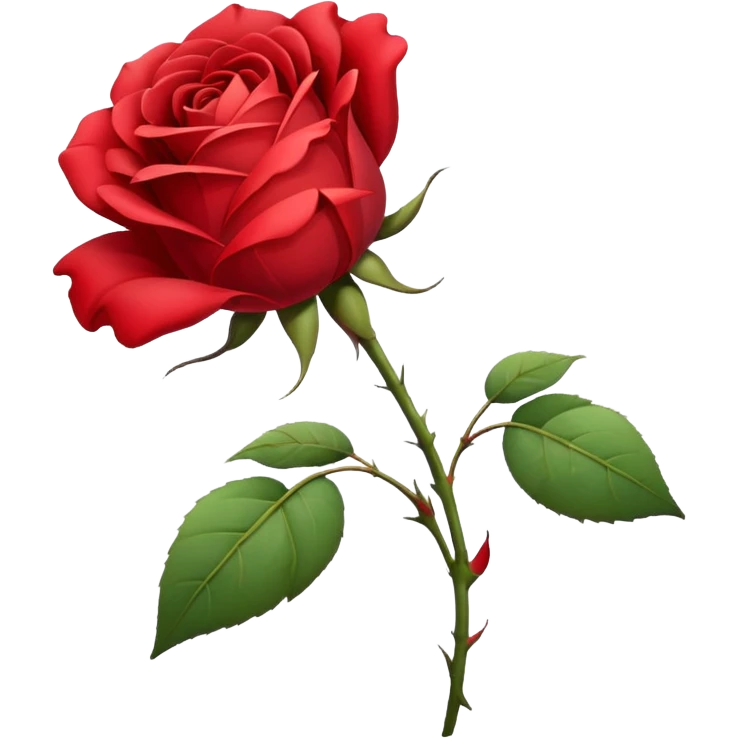 Wilted rose emoji