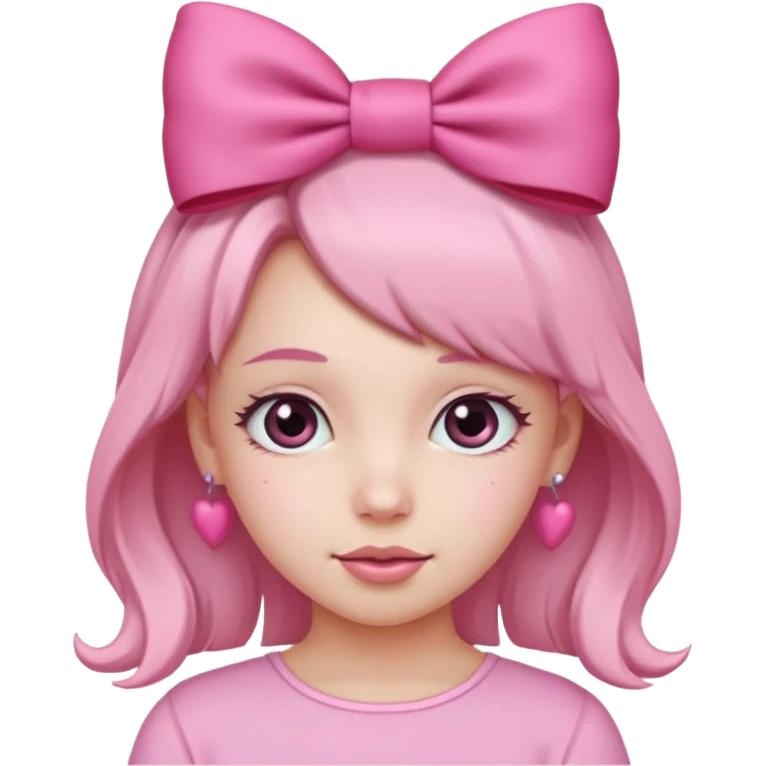 Pink girl emoji