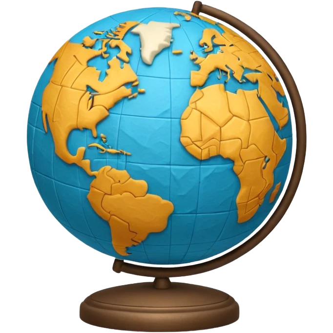 Papier-Mâché only Globe   emoji