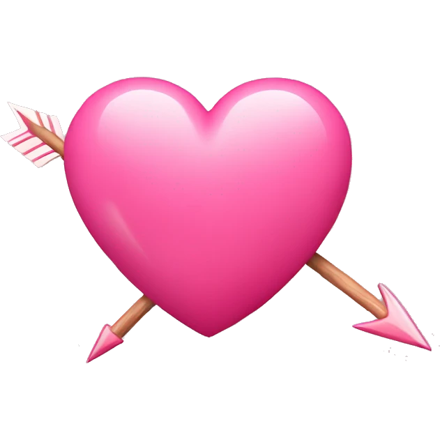 pink heart with arrow emoji