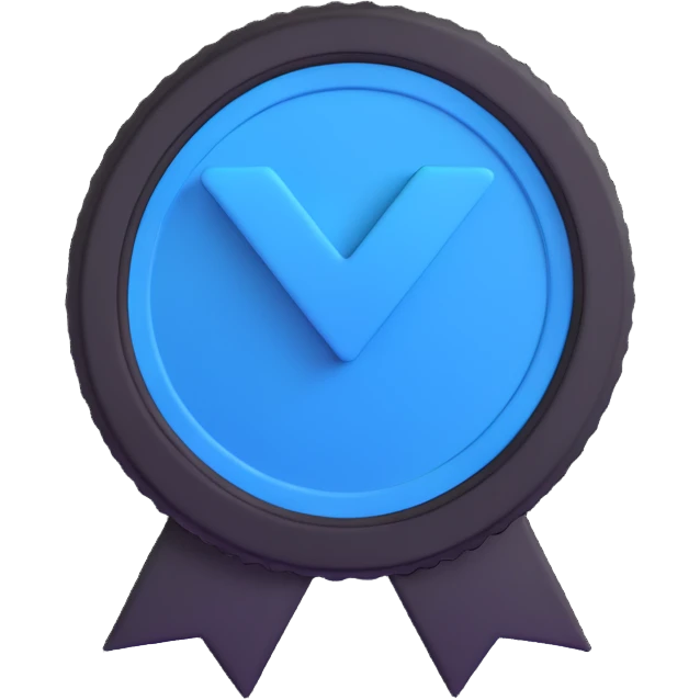 instagram verification badge blue with white checkmark emoji
