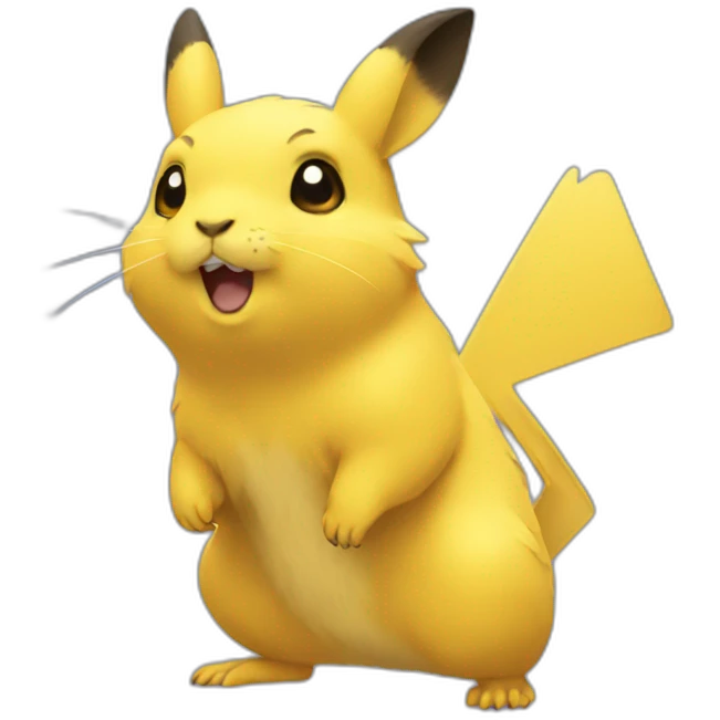 Pika hi emoji