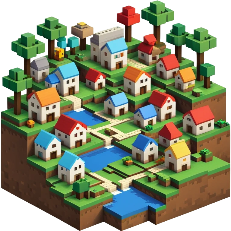 Minecraft village emoji