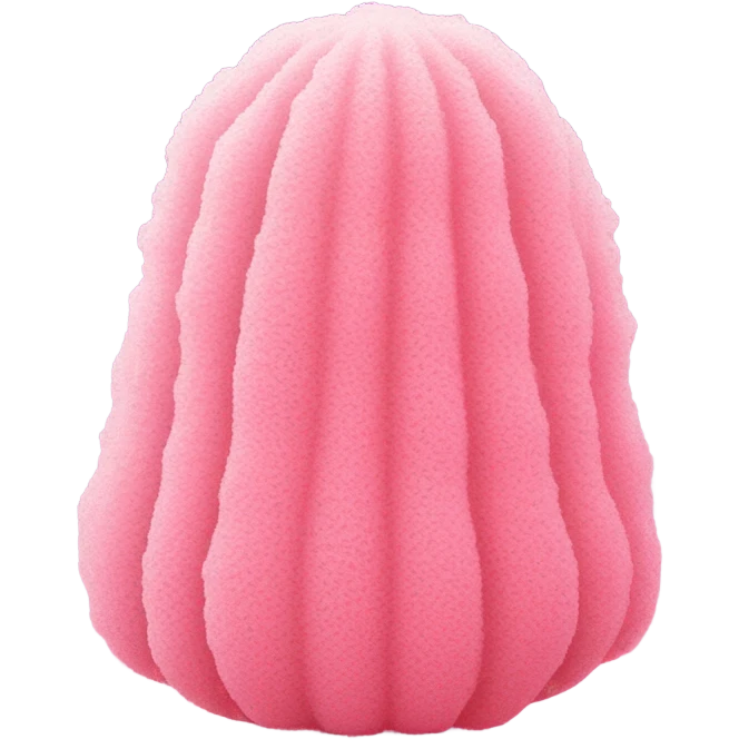 pink loofa emoji