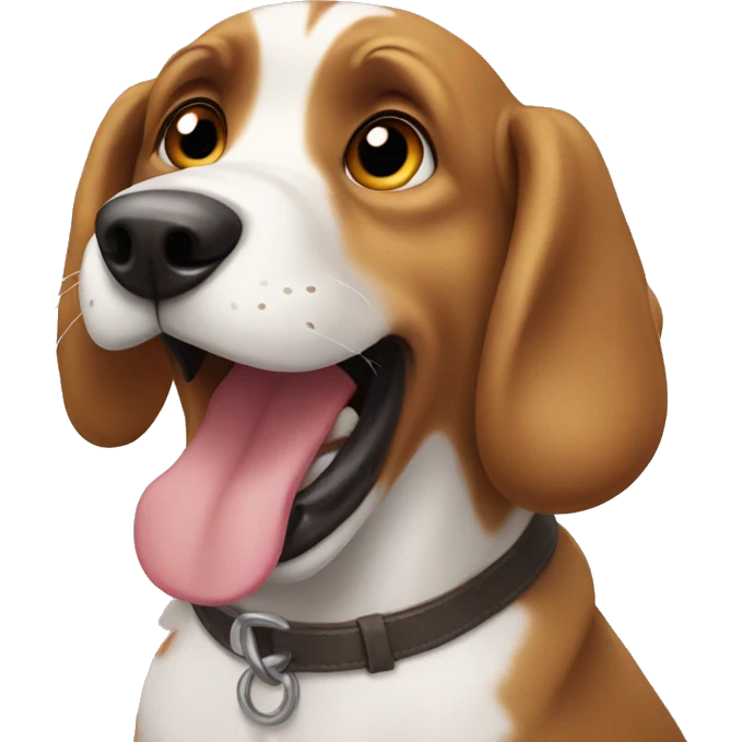 Funny dog emoji