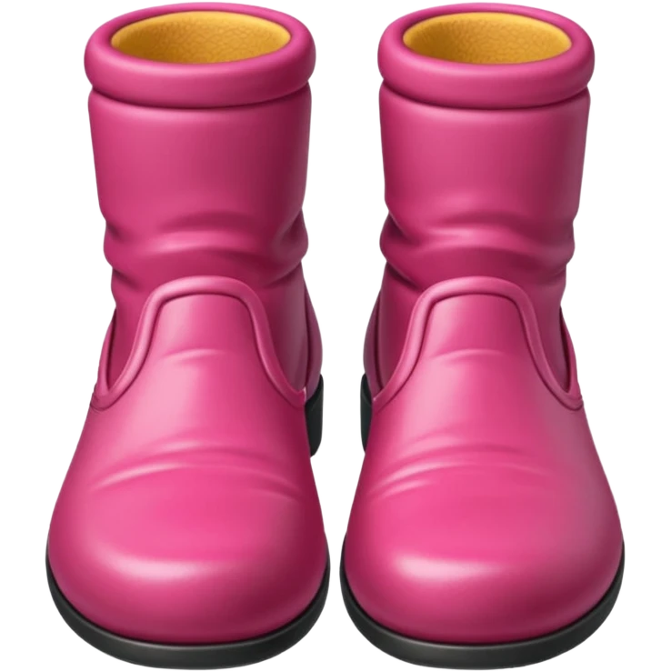 Сапоги с розовым бантиком emoji