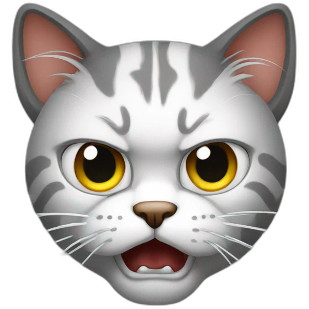 Angry cat emoji