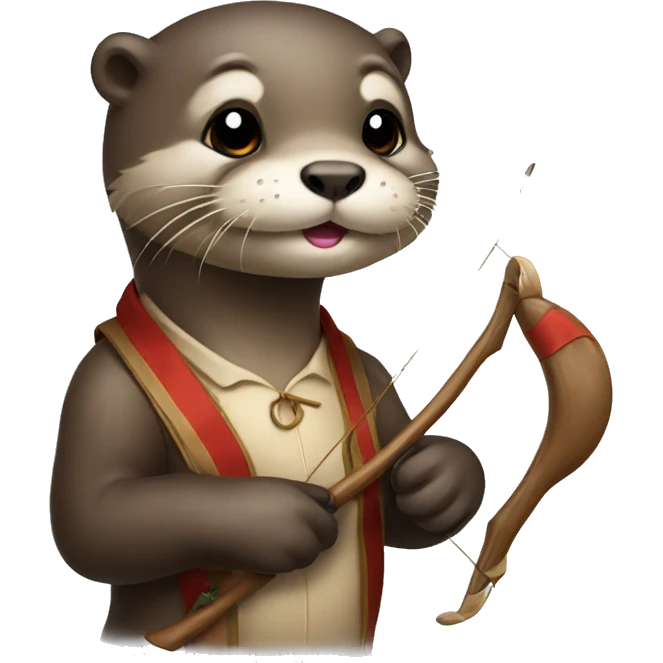 otter with a bow emoji