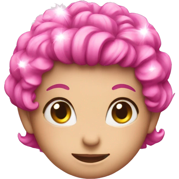 Sparkle with pink heart  emoji