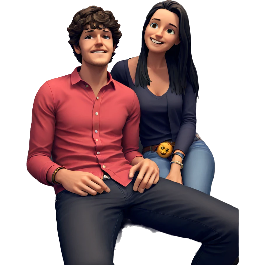 casual moment between friends emoji