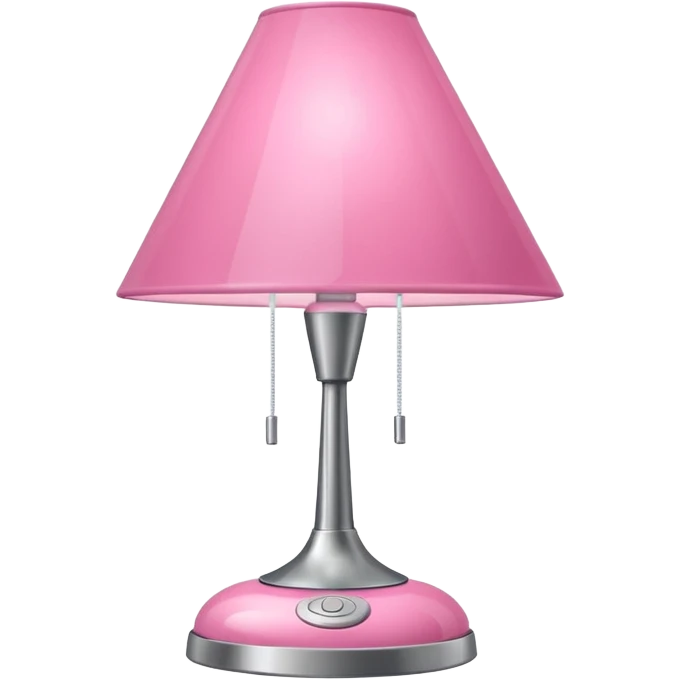 A pink lamp emoji, modern and sleek, with a minimalist design emoji