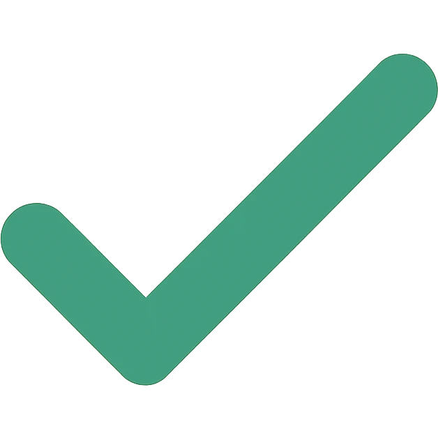 tick icon, lineal color icon style, modern and friendly emoji