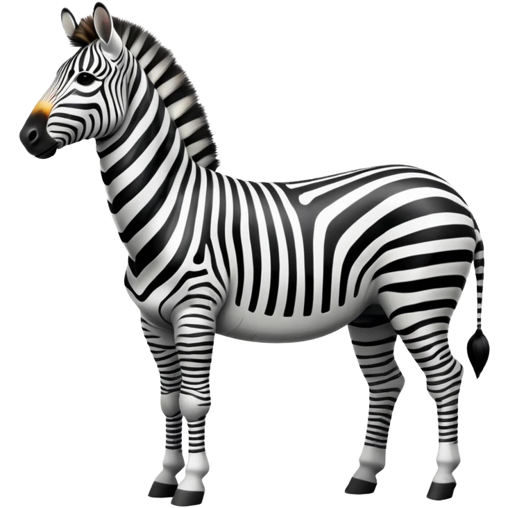 A zebra emoji