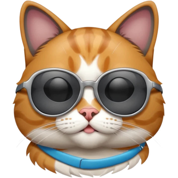 Cat wearing sunglasses emoji
