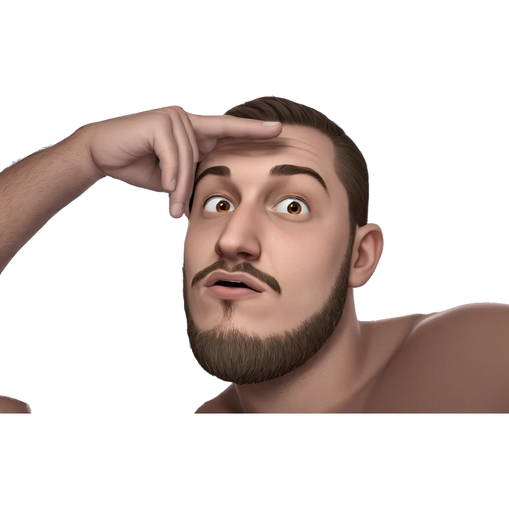 mature male with beard emoji