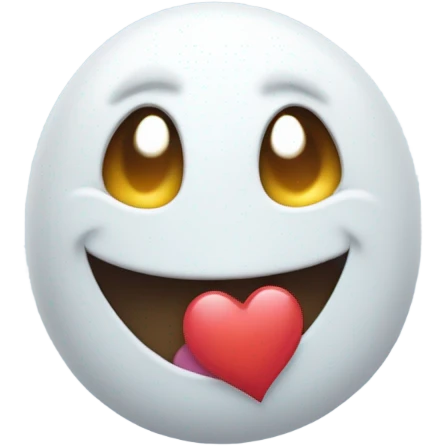 cute ghost kiss emoji emoji