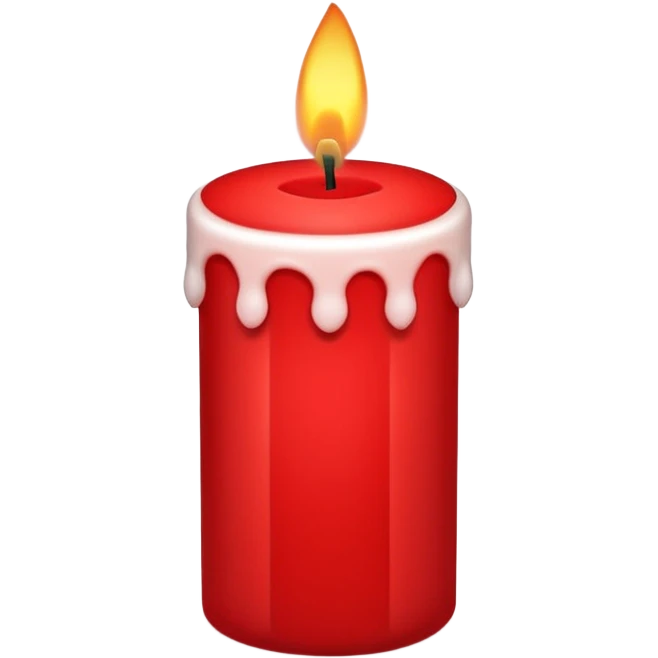 Cute Festive CandleCute Festive Candle emoji