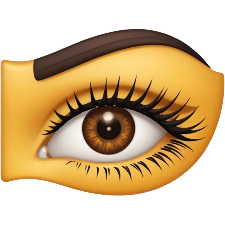 👀 with lashes  emoji