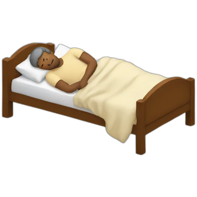 man sleeping emoji