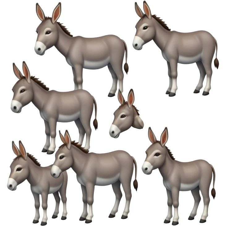 It's a donkey that's in every position, even the +18 scenes. emoji