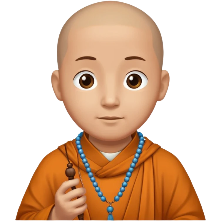  prayer beads of monk emoji