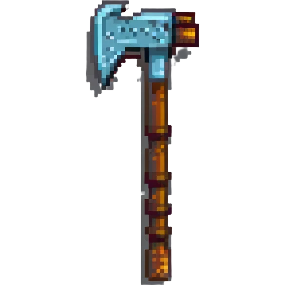 iron pickaxe from Minecraft emoji