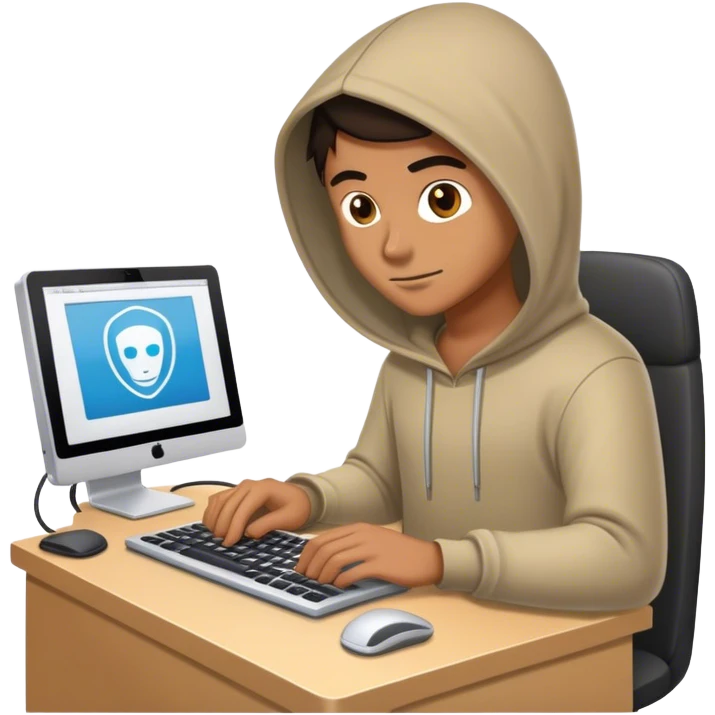 Create me a LeakHackTeam emoji and it will be a hacker who works with computers  emoji