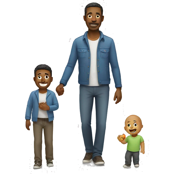 father with baby emoji