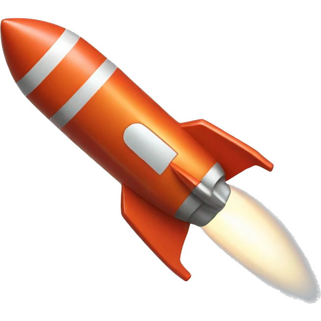 tired rocket emoji