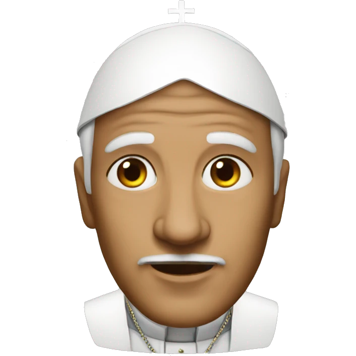 Pope Jhon paul emoji